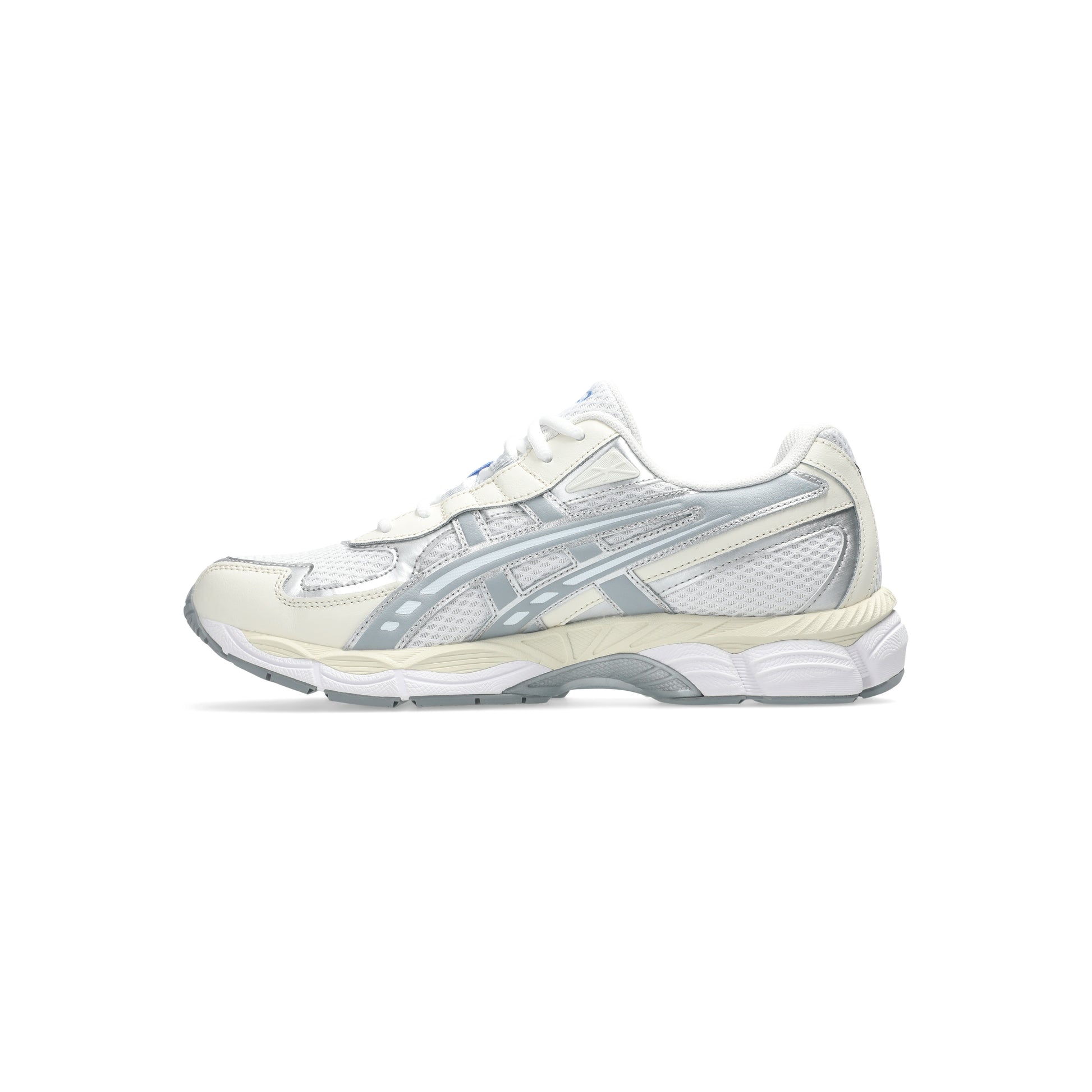Asics GEL-NYC 2055 White Piedmont Grey running shoes with GEL™ cushioning and rubber outsole