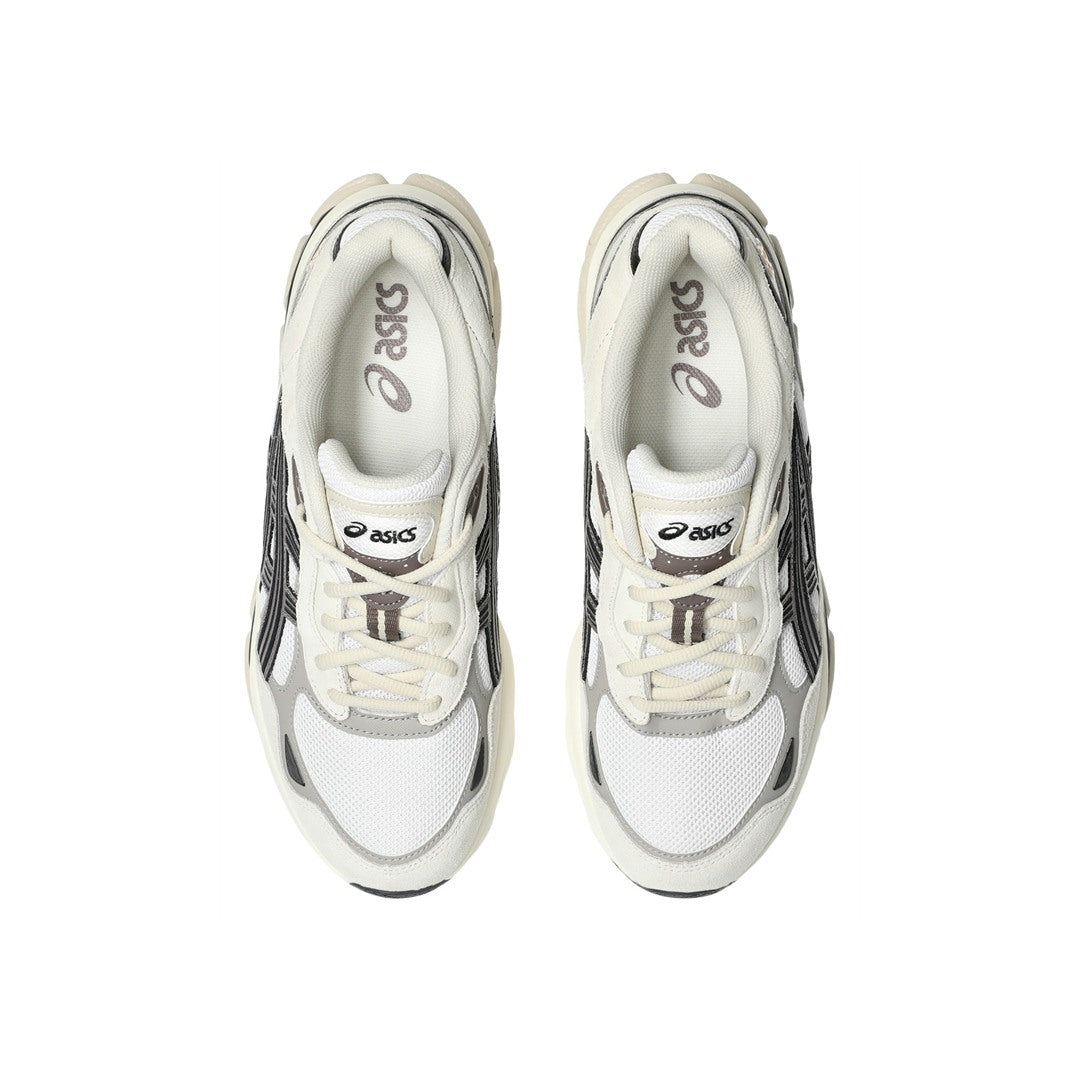 ASICS GEL-NYC 2.0 White Oatmeal top view sneakers