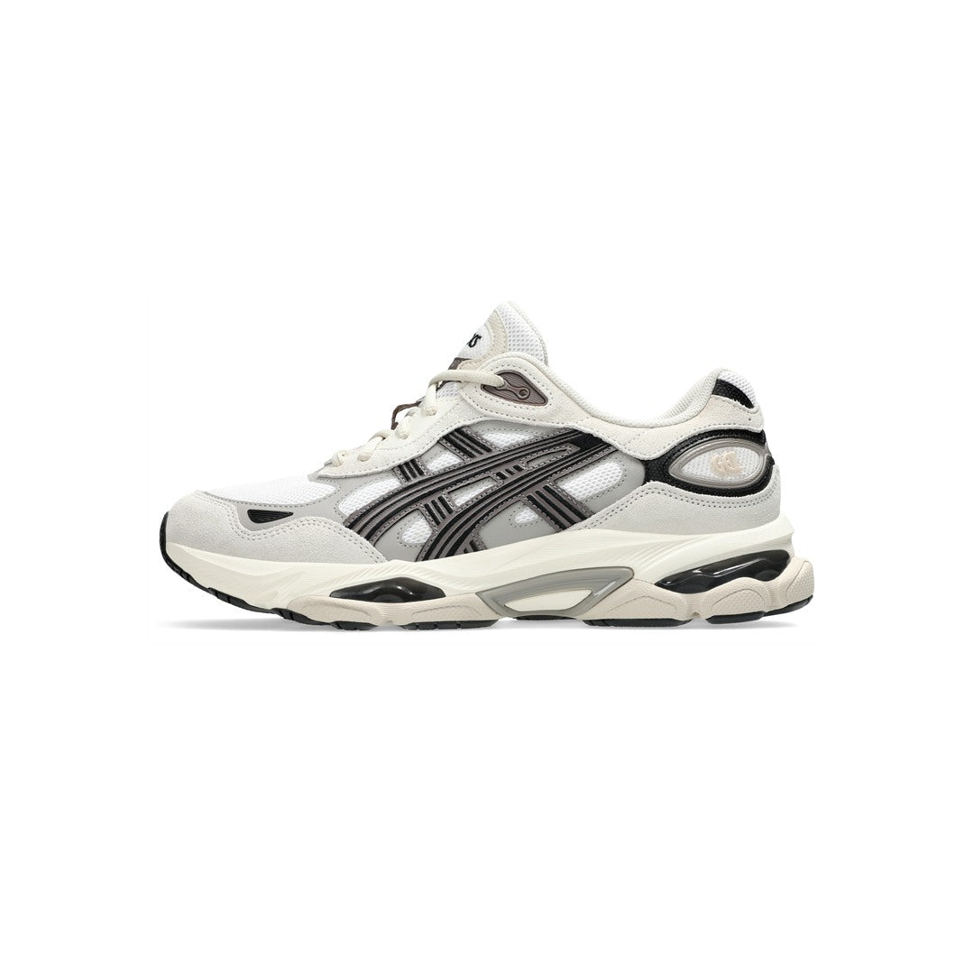 ASICS GEL-NYC 2.0 White Oatmeal left side profile sneakers