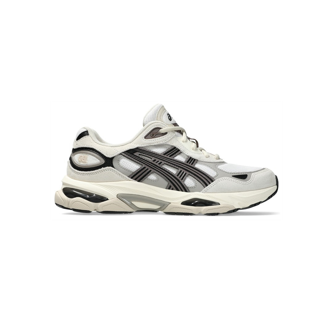 ASICS GEL-NYC 2.0 White Oatmeal right side profile sneakers