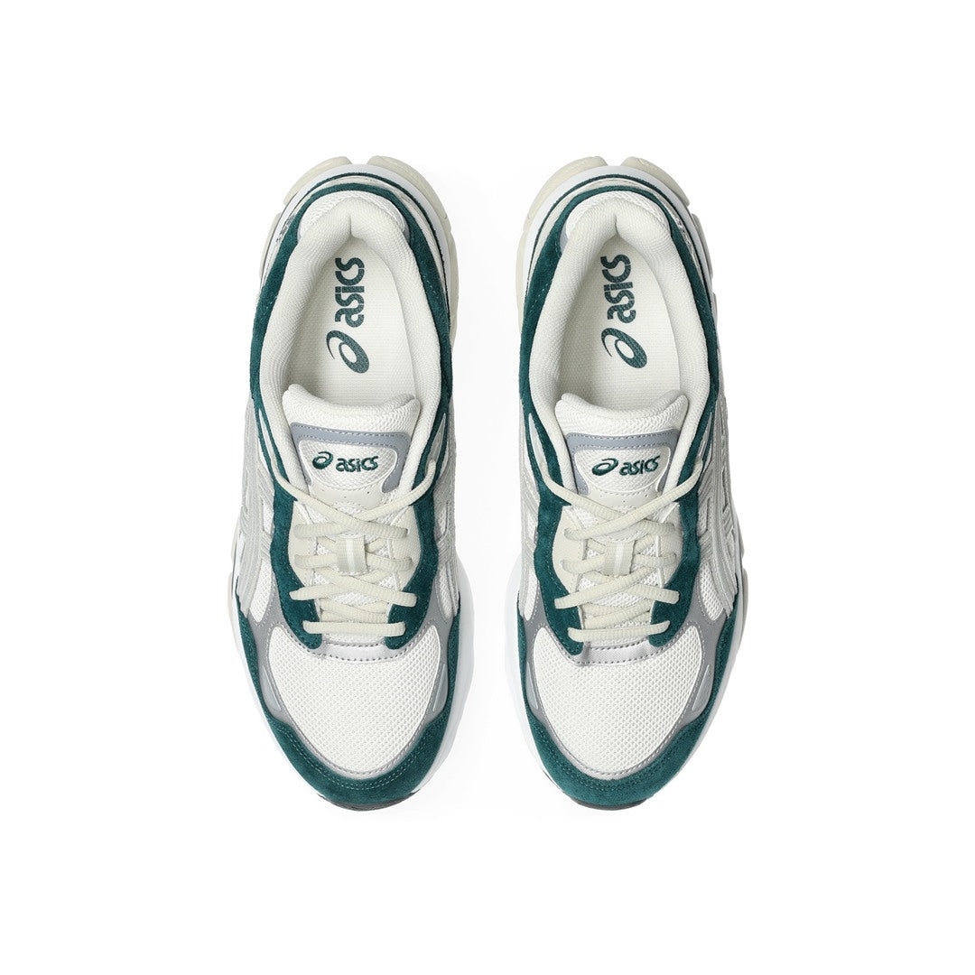 ASICS GEL-NYC 2.0 Cream Everglade top view sneakers