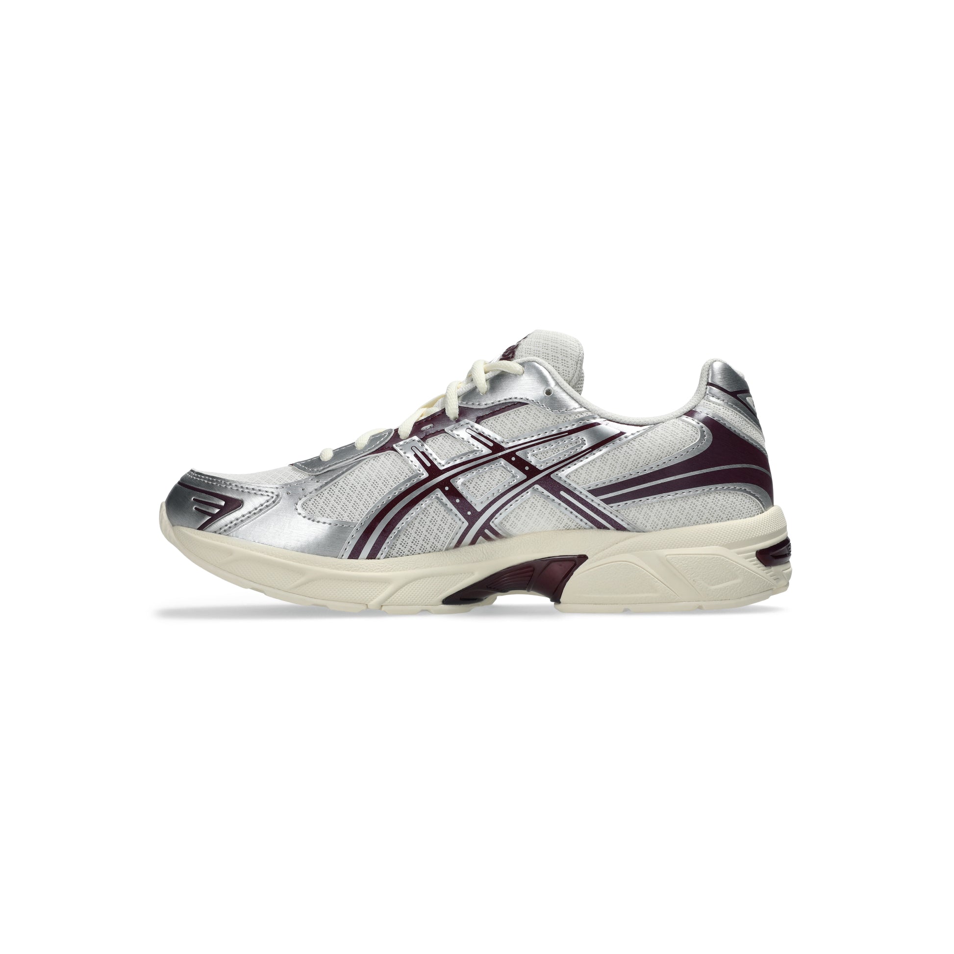 ASICS GEL-1130 Cream Beniimo Purple retro running sneaker with GEL cushioning