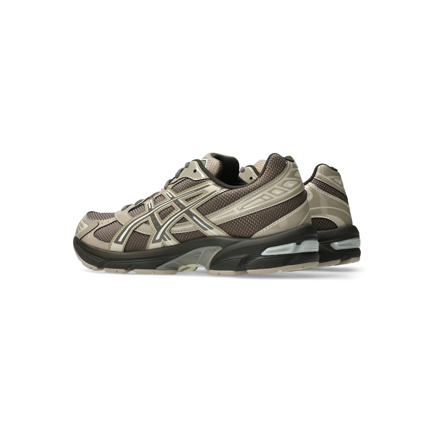 Asics GEL-1130 Sepia Brown Driftwood running shoes with GEL™ cushioning and breathable upper