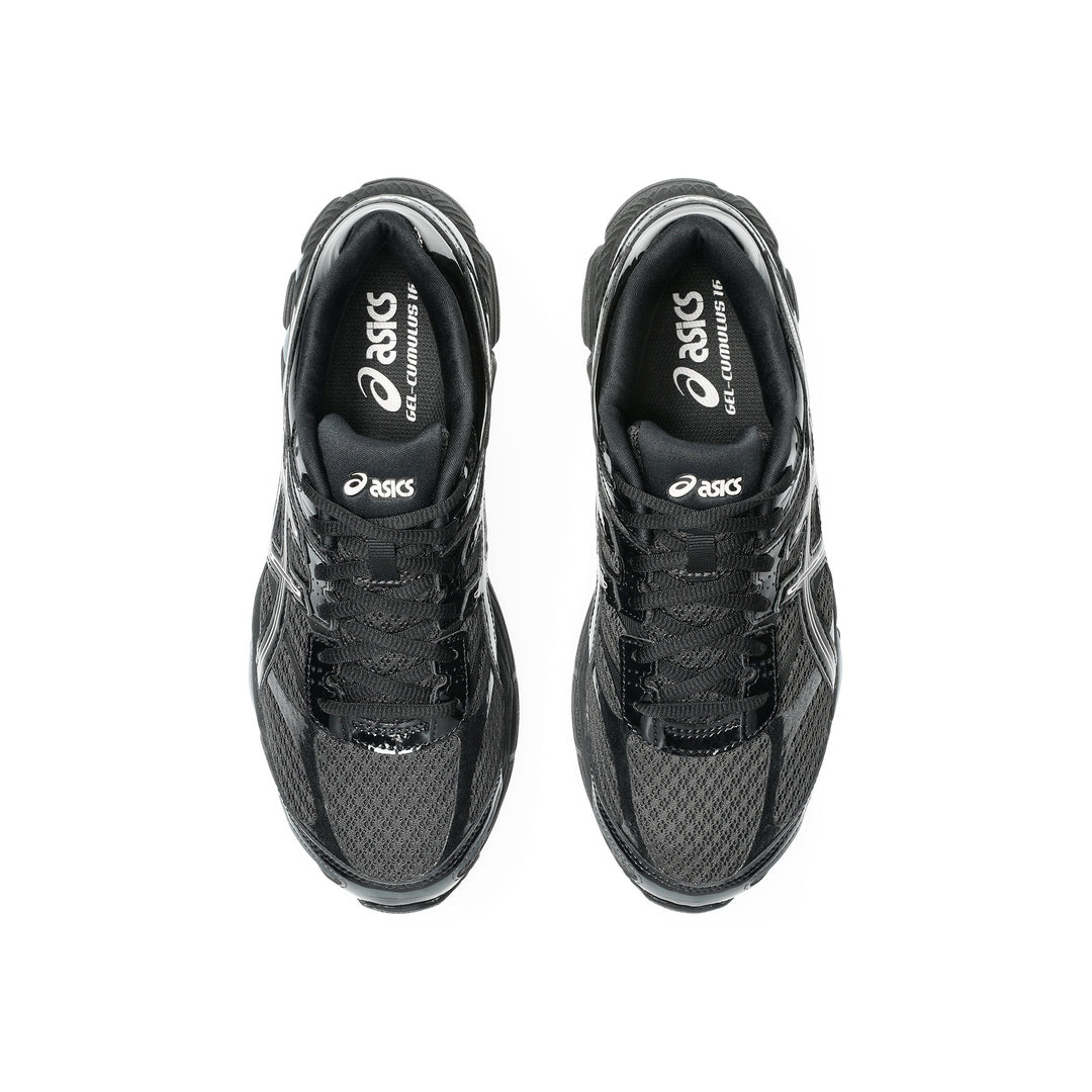 ASICS GEL-CUMULUS 16 'Graphite Grey Black' - top view of the pair