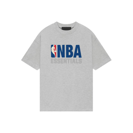 Fear of God Essentials x NBA T-Shirt 'Light Heather'
