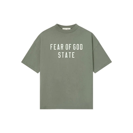 Fear Of God Essentials 90's T-Shirt 'Moss'