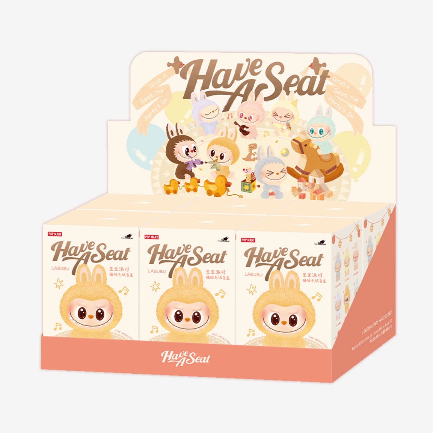 THE MONSTERS - Labubu V2 Have A Seat Vinyl Plush Blind Box