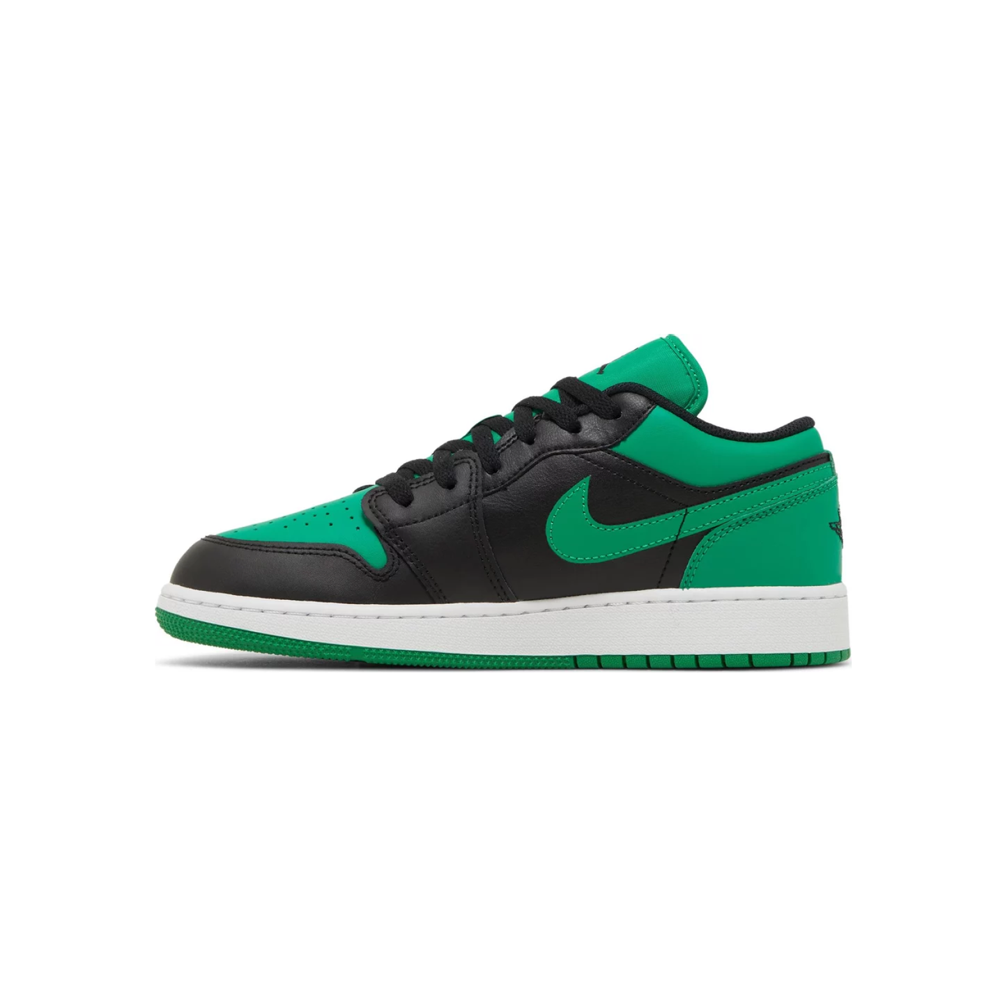 Air Jordan 1 Low 'Black Lucky Green' (GS)