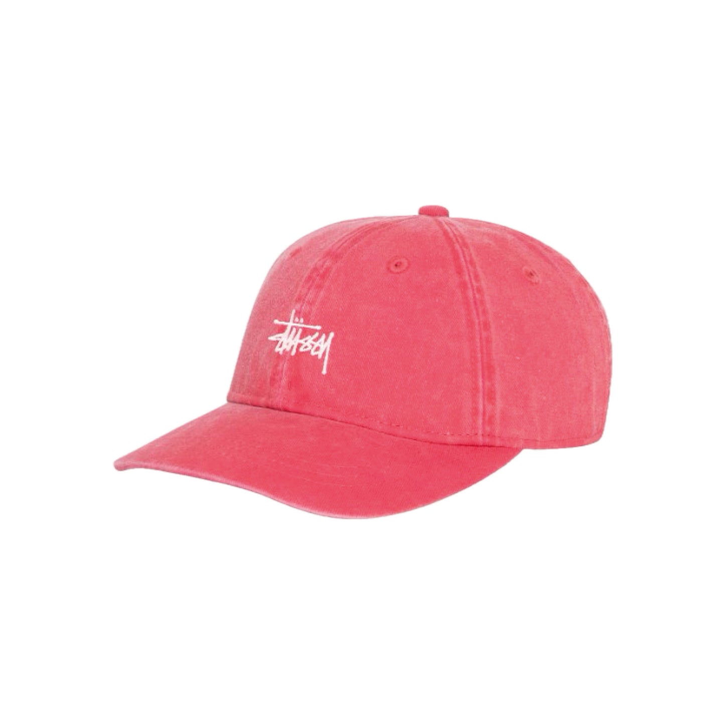 Stüssy Basic Cap Washed 'Deep Rouge'