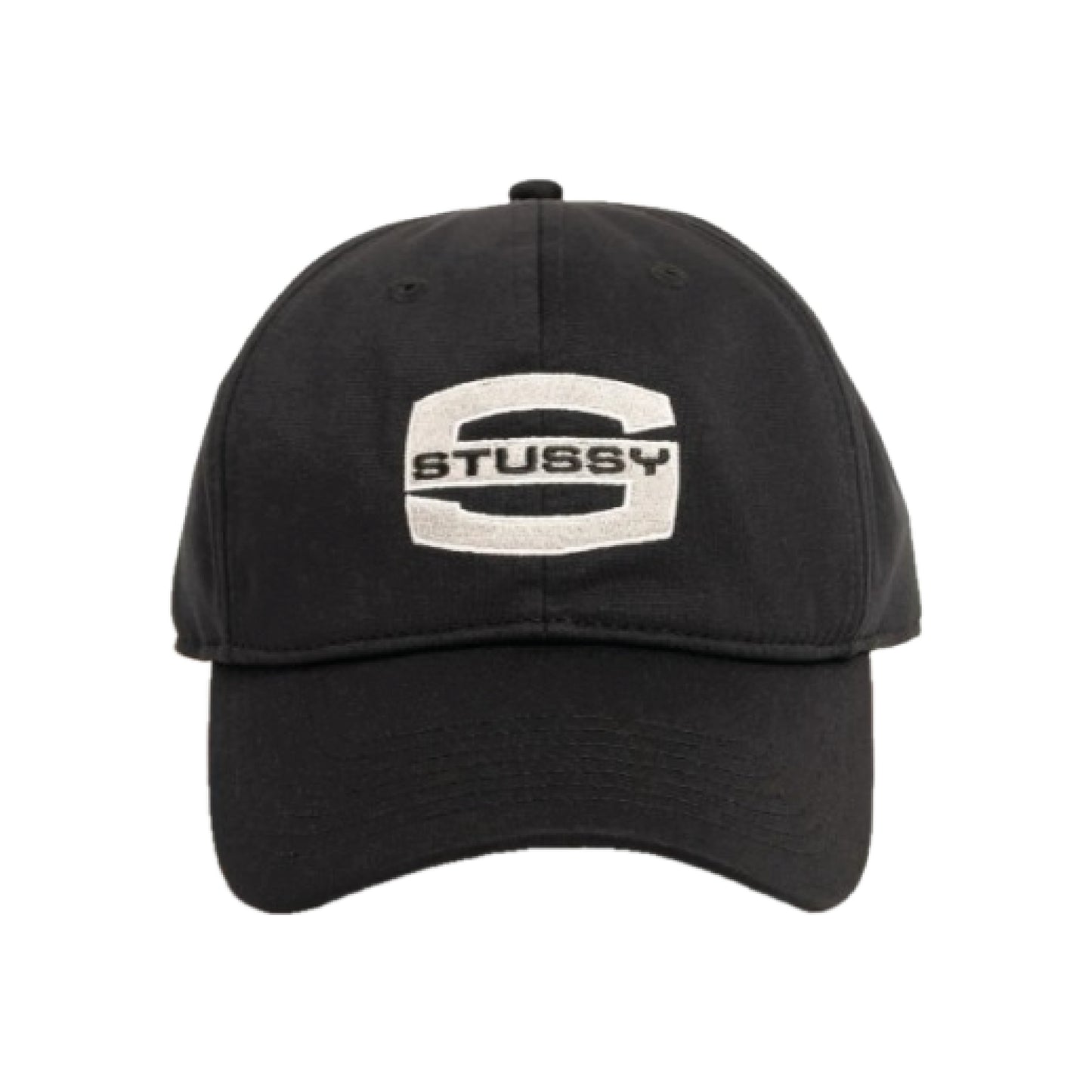 Stussy Mid-Depth Large S Snapback 'Black'