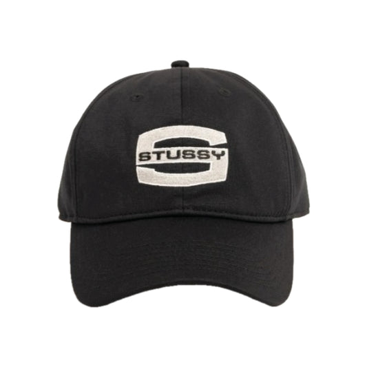 Stussy Mid-Depth Large S Snapback 'Black'