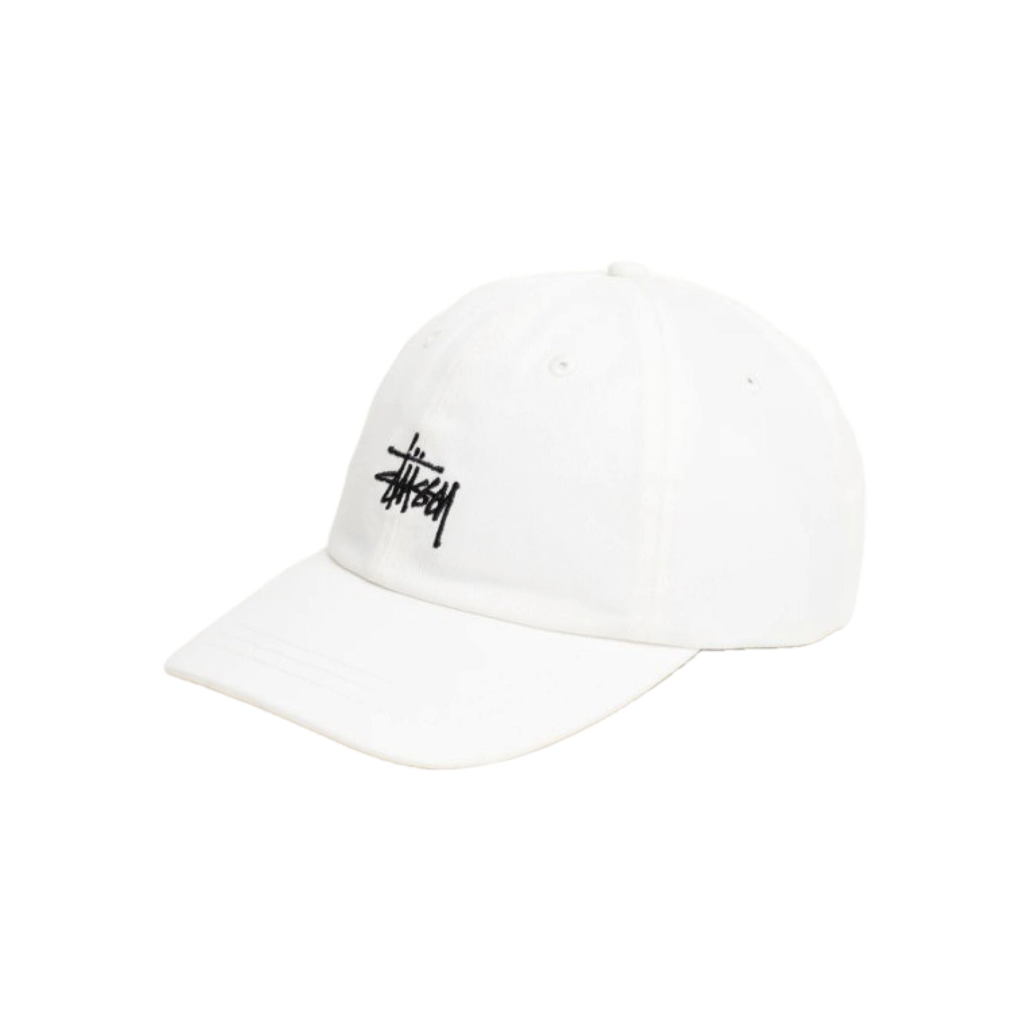 Stüssy Basic Cap Natural embroidered logo detail