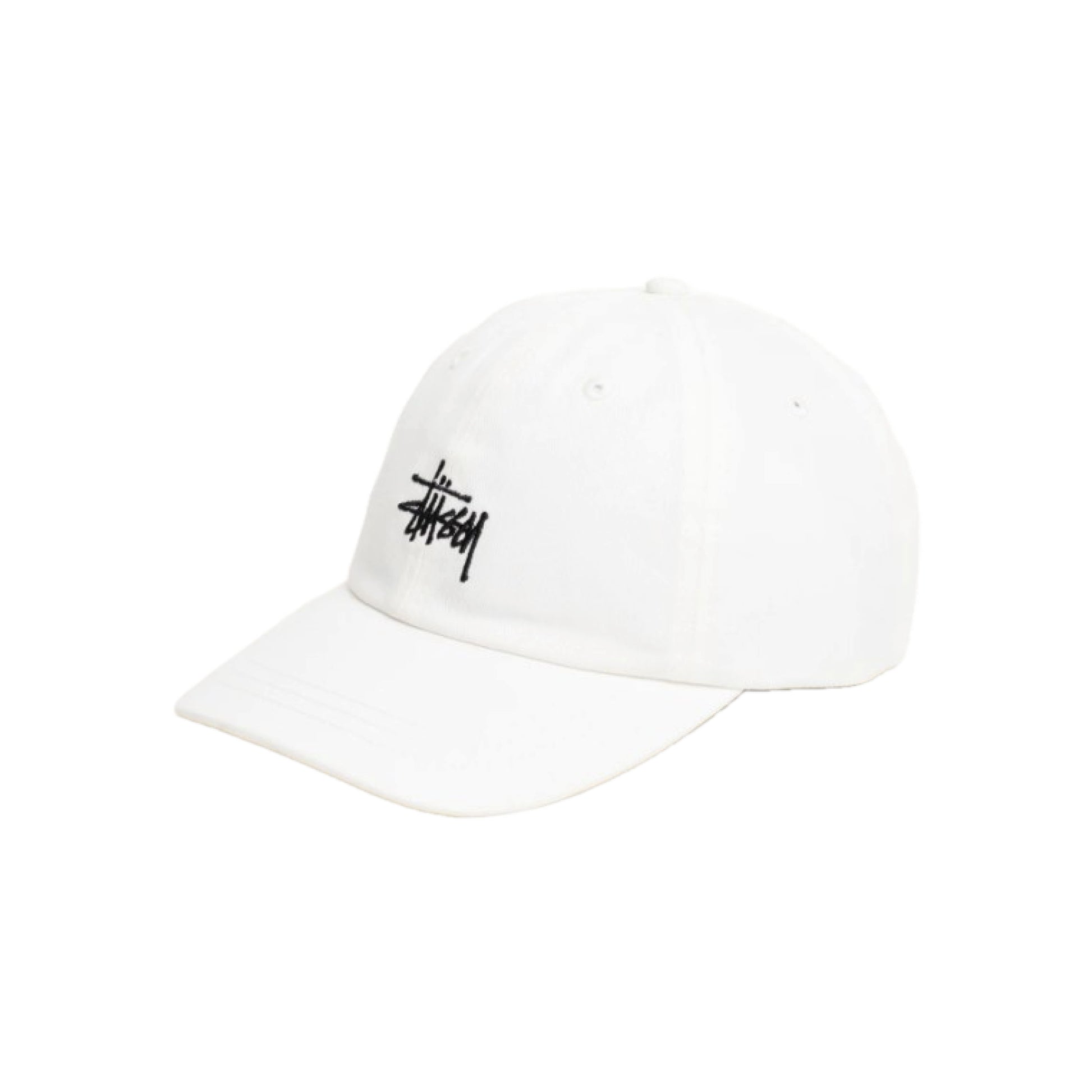 Stüssy Basic Cap Natural embroidered logo detail