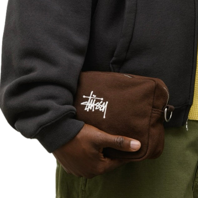 Stüssy Canvas Pouch 'Brown'