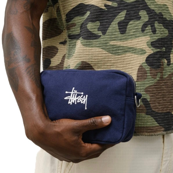 Stüssy Canvas Pouch 'Navy'