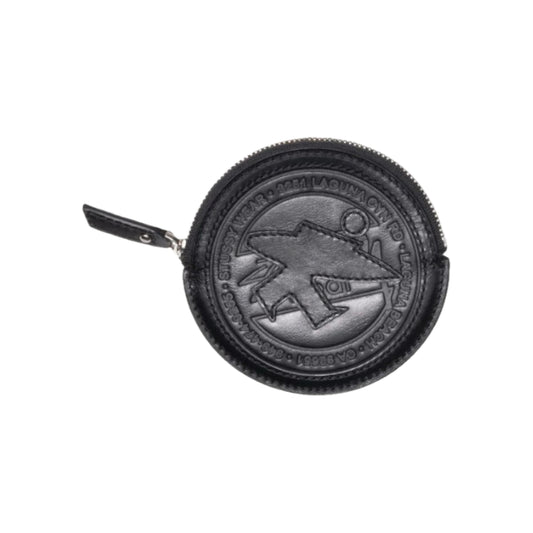Stüssy Surf Dot Leather Pouch 'Black'