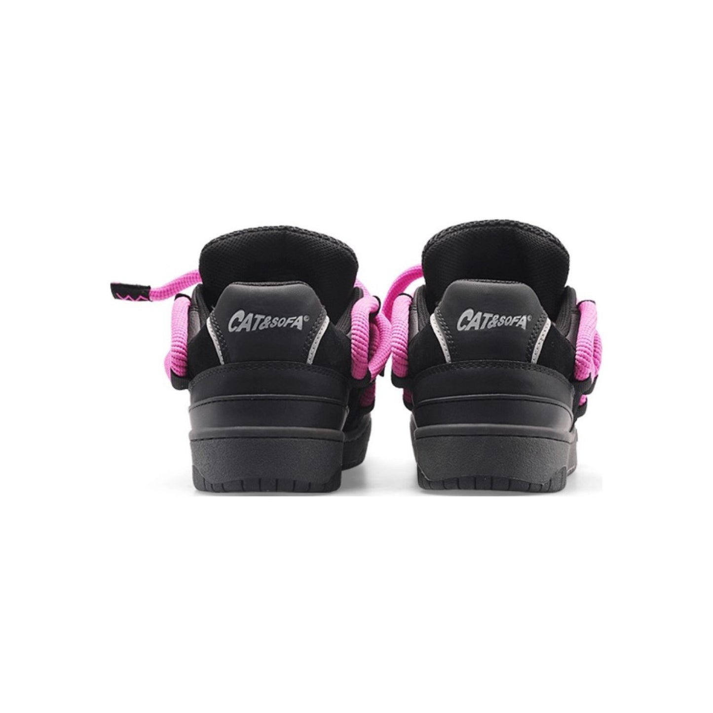 Cat & Sofa Dread Locks 'Black Pink'