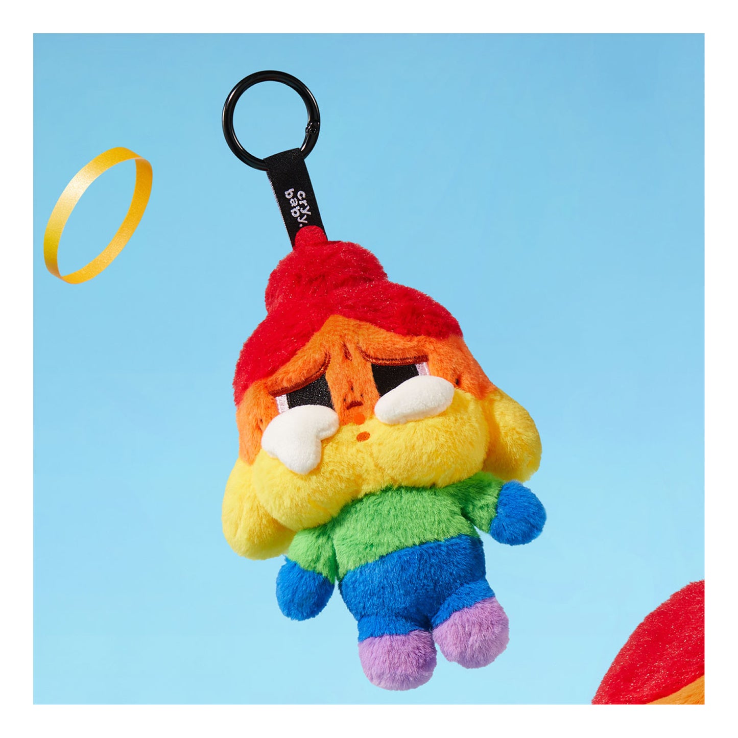 CRYBABY CHEER UP, BABY! SERIES-Plush Doll Pendant 'Rainbow'