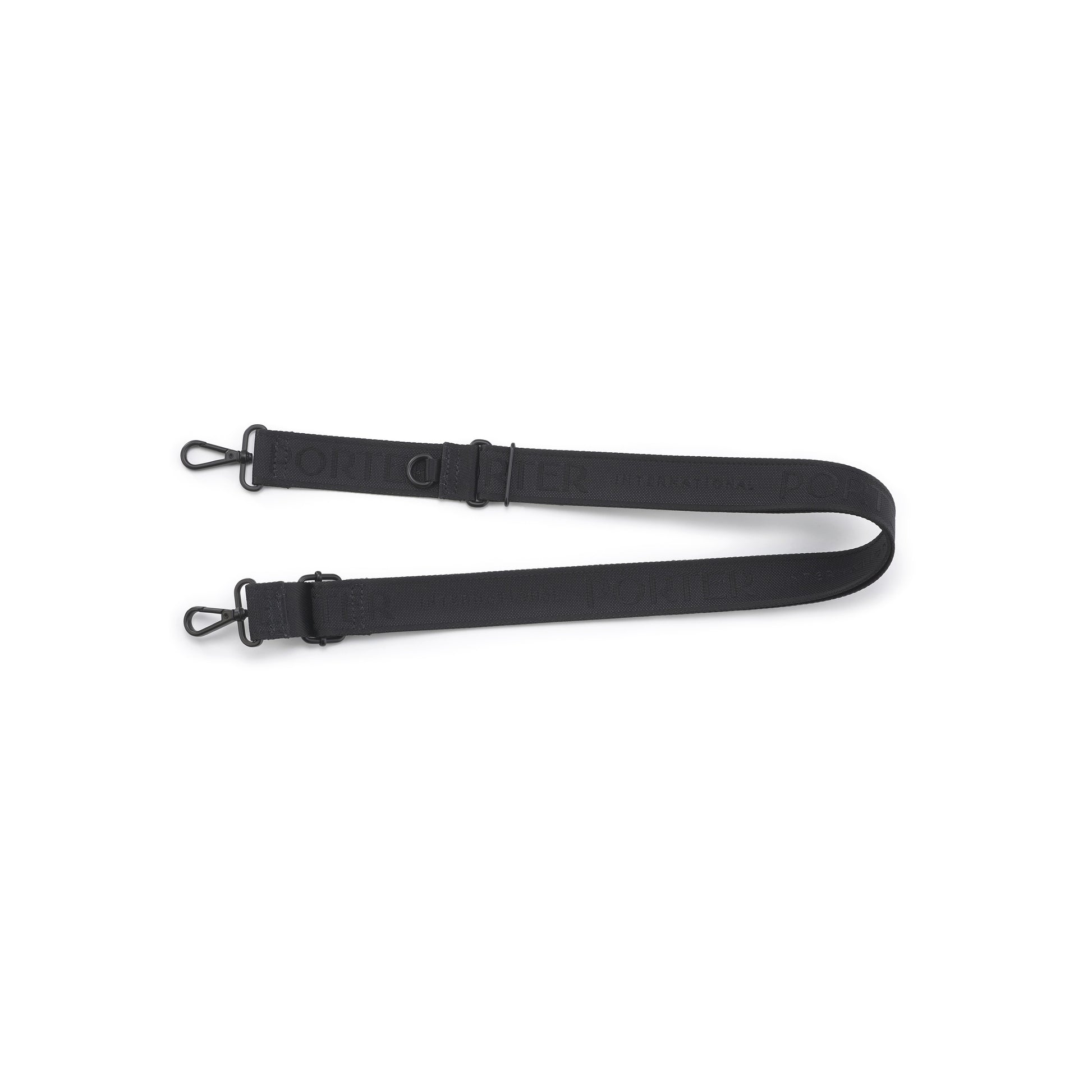 PORTER INTERNATIONAL Bag Strap Black woven adjustable shoulder strap durable everyday bag accessory