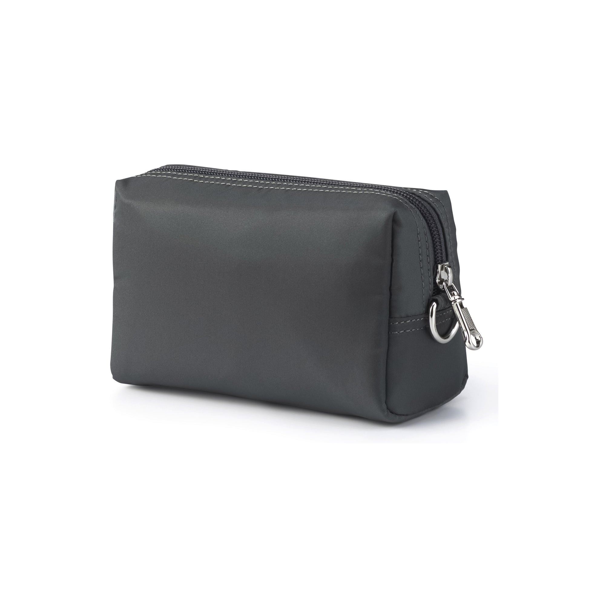PORTER INTERNATIONAL Small Pouch Bag Ask Grey nylon pouch compact utility bag lightweight everyday accessory