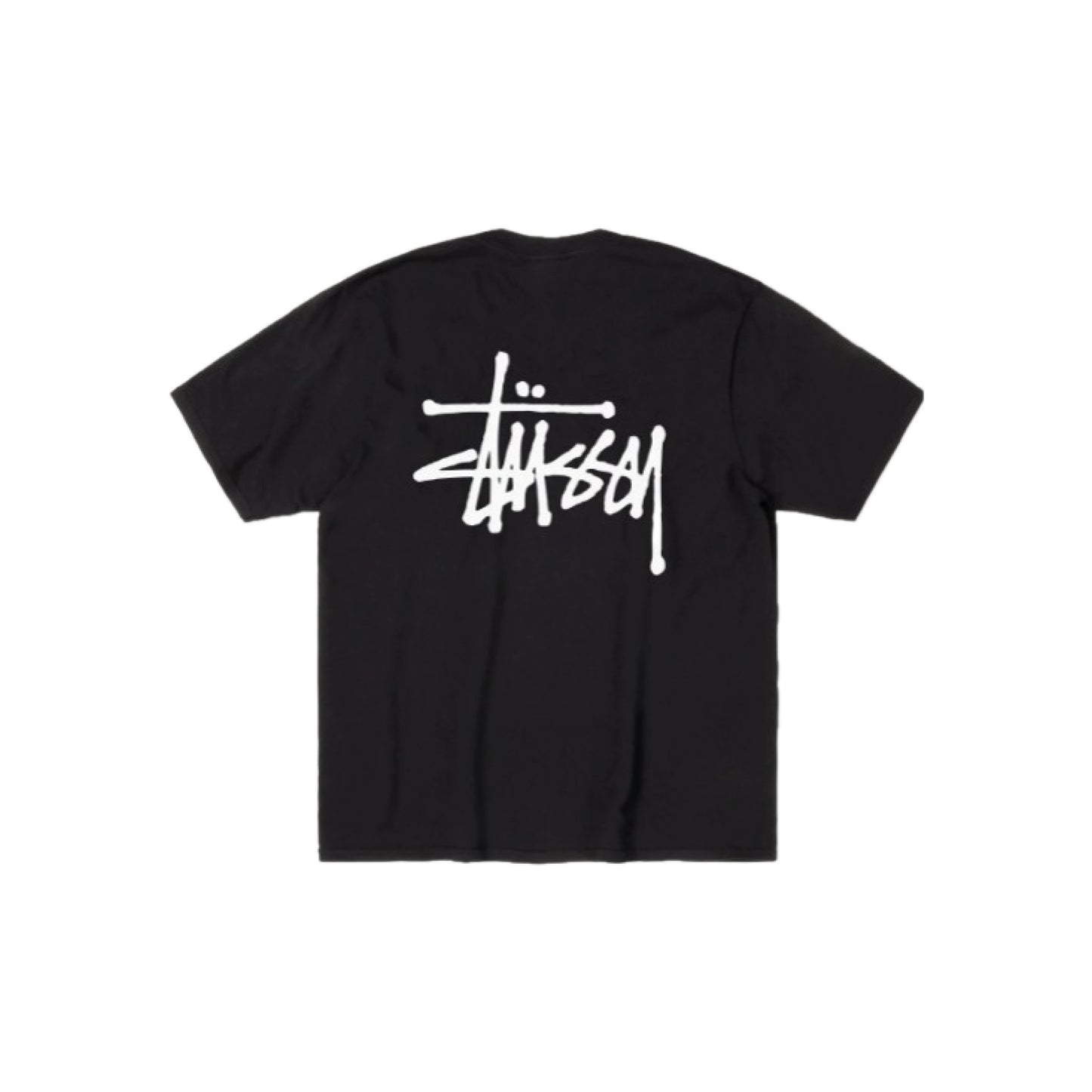 Stüssy Basic T-Shirt Pigment Dyed 'Black'