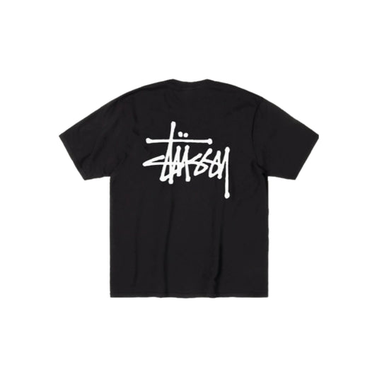 Stüssy Basic T-Shirt Pigment Dyed 'Black'