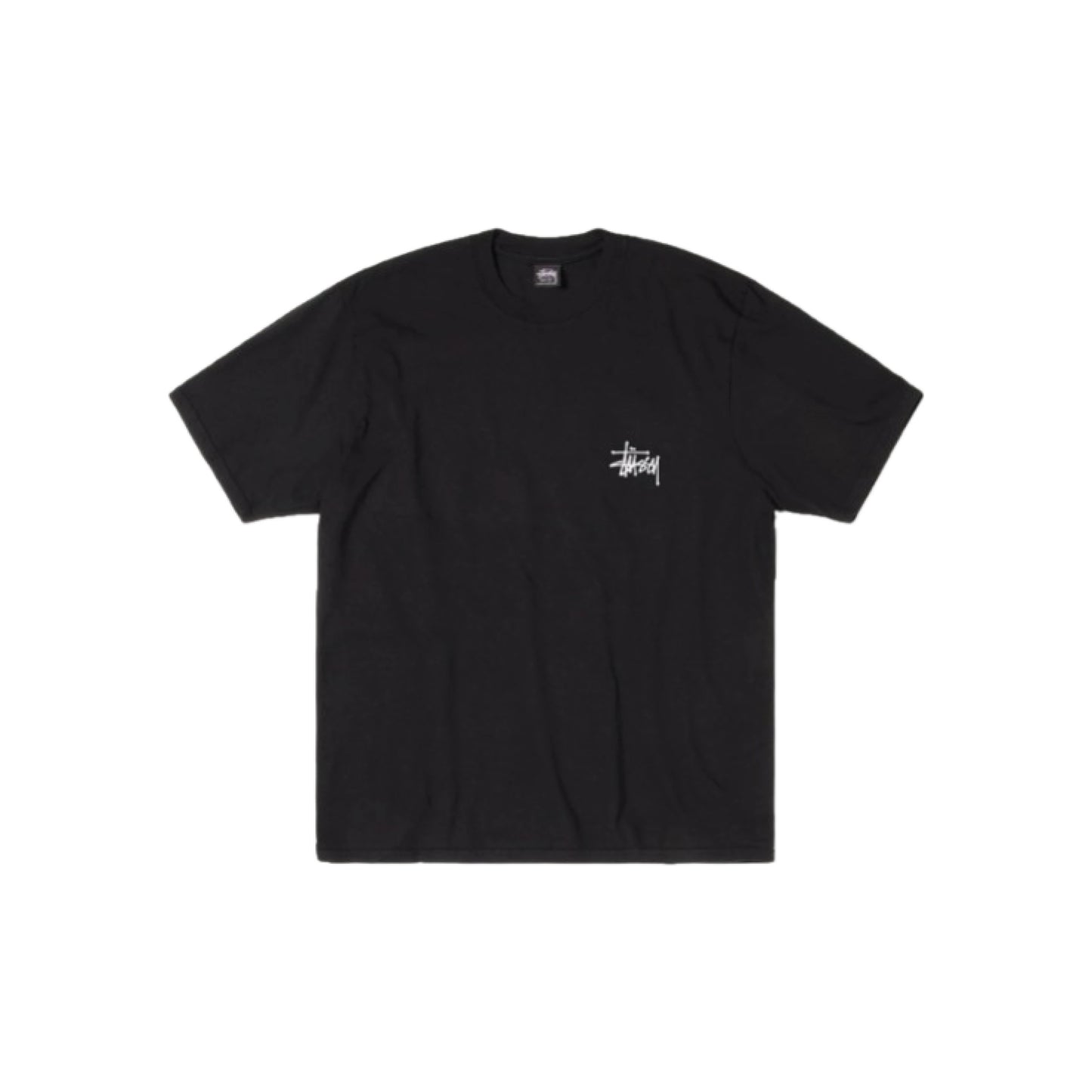 Stüssy Basic T-Shirt Pigment Dyed 'Black'