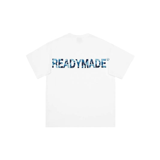 Bape x ReadyMade Camo Logo SS T-Shirt 'Blue'
