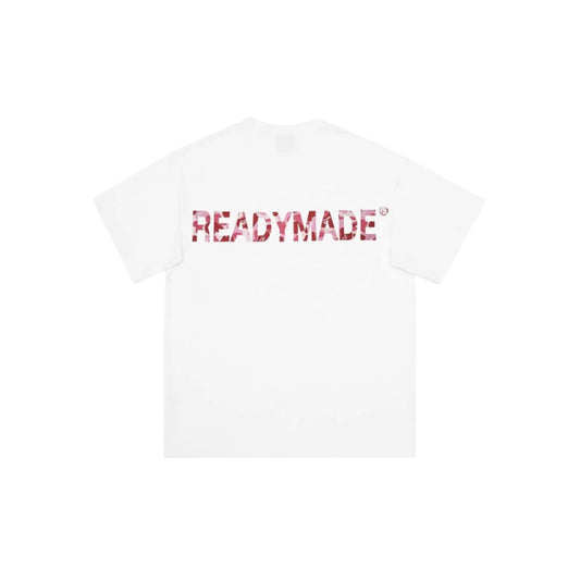 Bape x ReadyMade Camo Logo SS T-Shirt 'Pink'