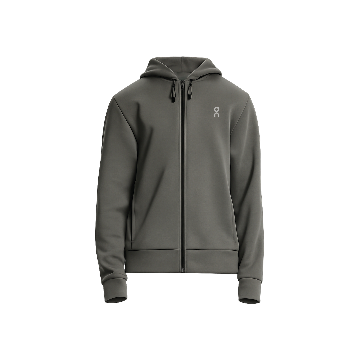 ON Cloud Focus Tech Zip Hoodie 'Shadow'