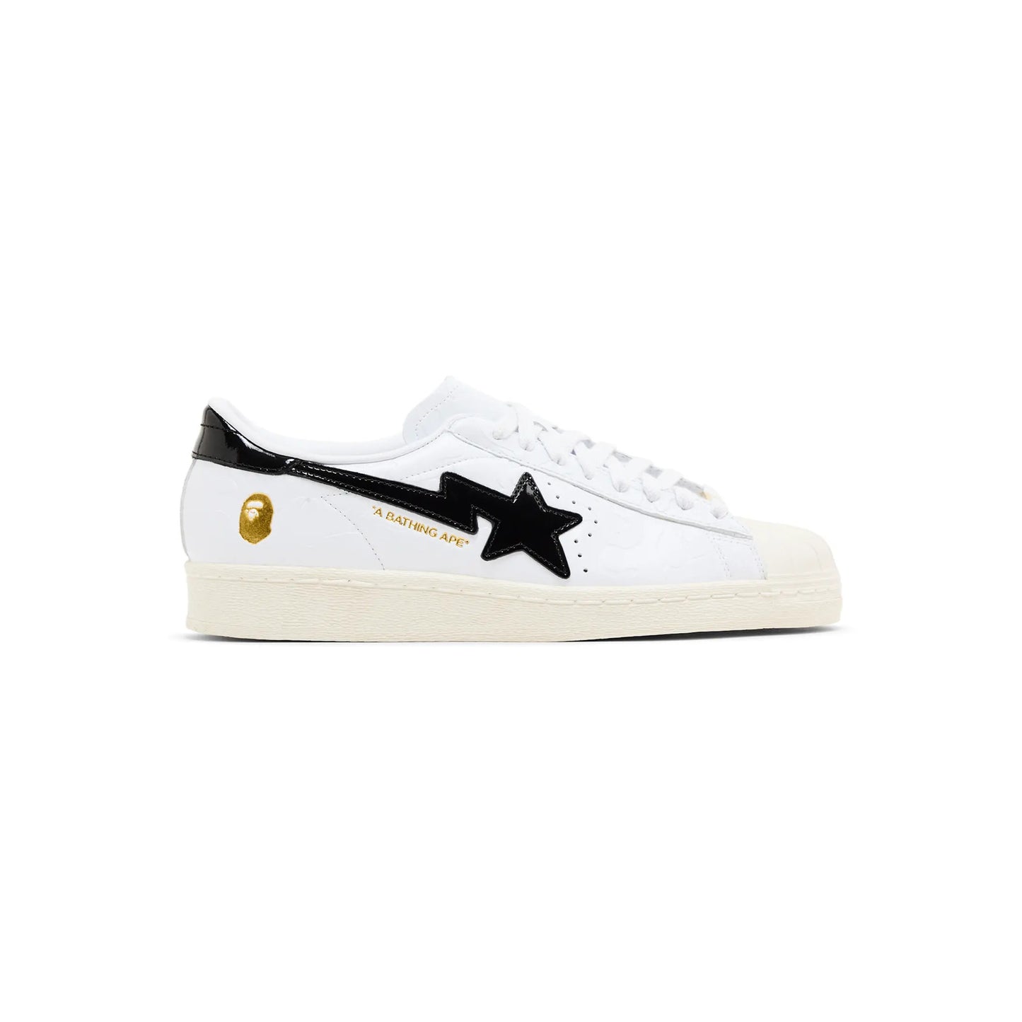 BAPE x Adidas Superstar Vintage 'White Black'