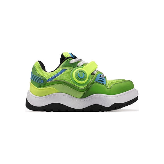 Cat & Sofa Headphone Shoes 'Lime Green'