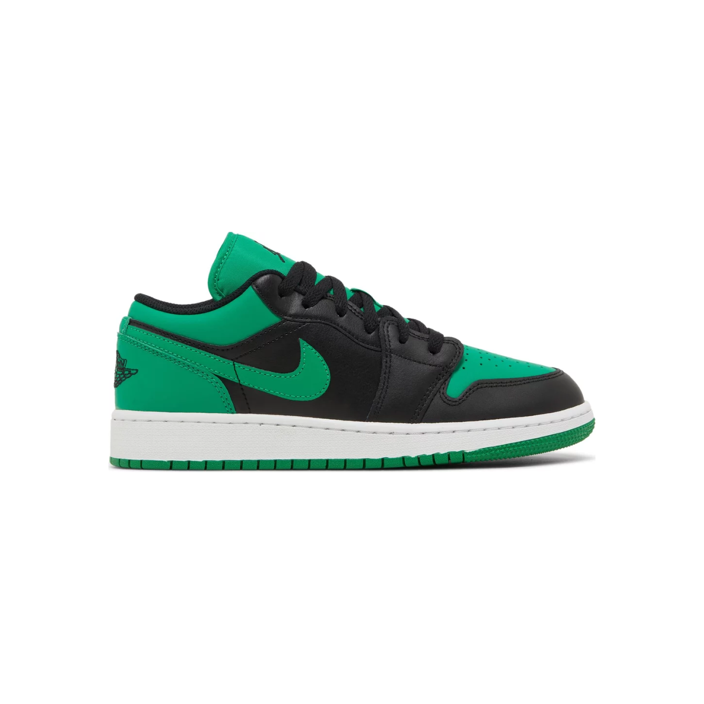 Air Jordan 1 Low 'Black Lucky Green' (GS)