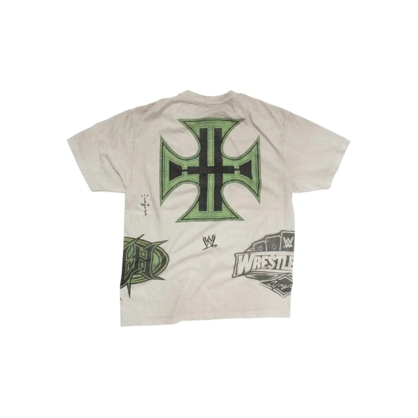 Travis Scott Cactus Jack x WWE The Game Triple H T-Shirt 'Cream'