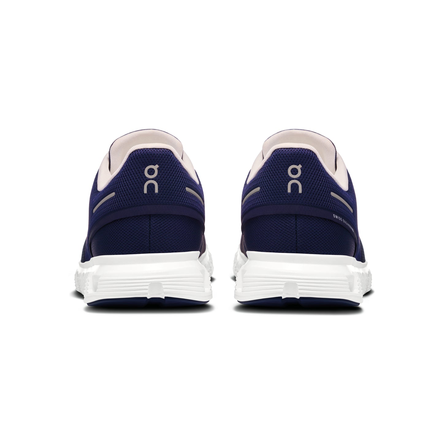 ON Cloud 6 ‘Midnight White’ – lightweight running and lifestyle sneakers with CloudTec® cushioning, breathable mesh upper, midnight navy and white colourway, side profile