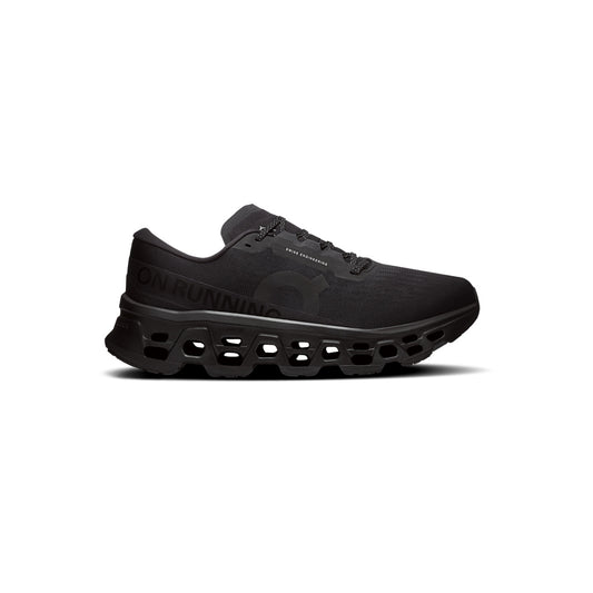 ON Cloudmonster 3 'Black Black' - right side profile