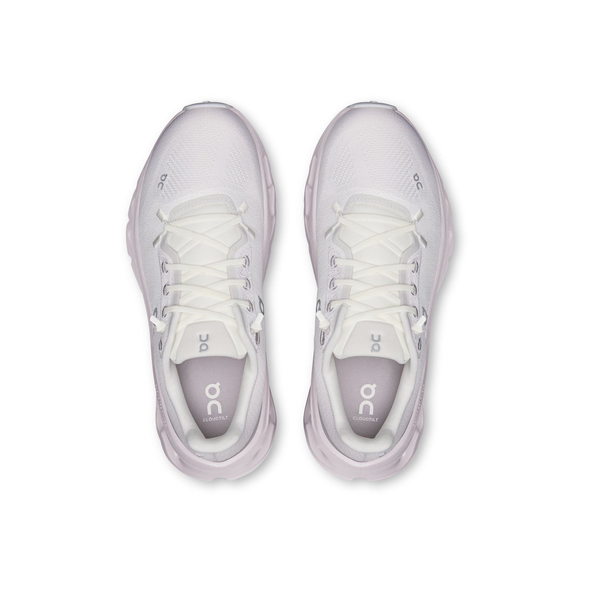 ON Cloudtilt Ether Ivory women's sneaker with CloudTec Phase cushioning and lightweight mesh upper