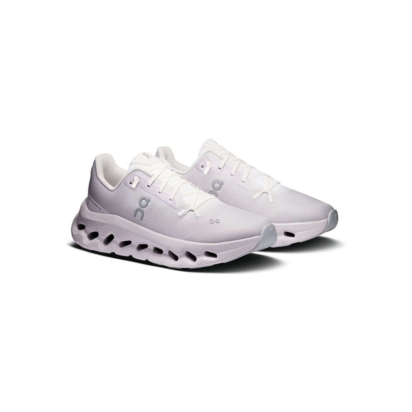 ON Cloudtilt Ether Ivory women's sneaker with CloudTec Phase cushioning and lightweight mesh upper