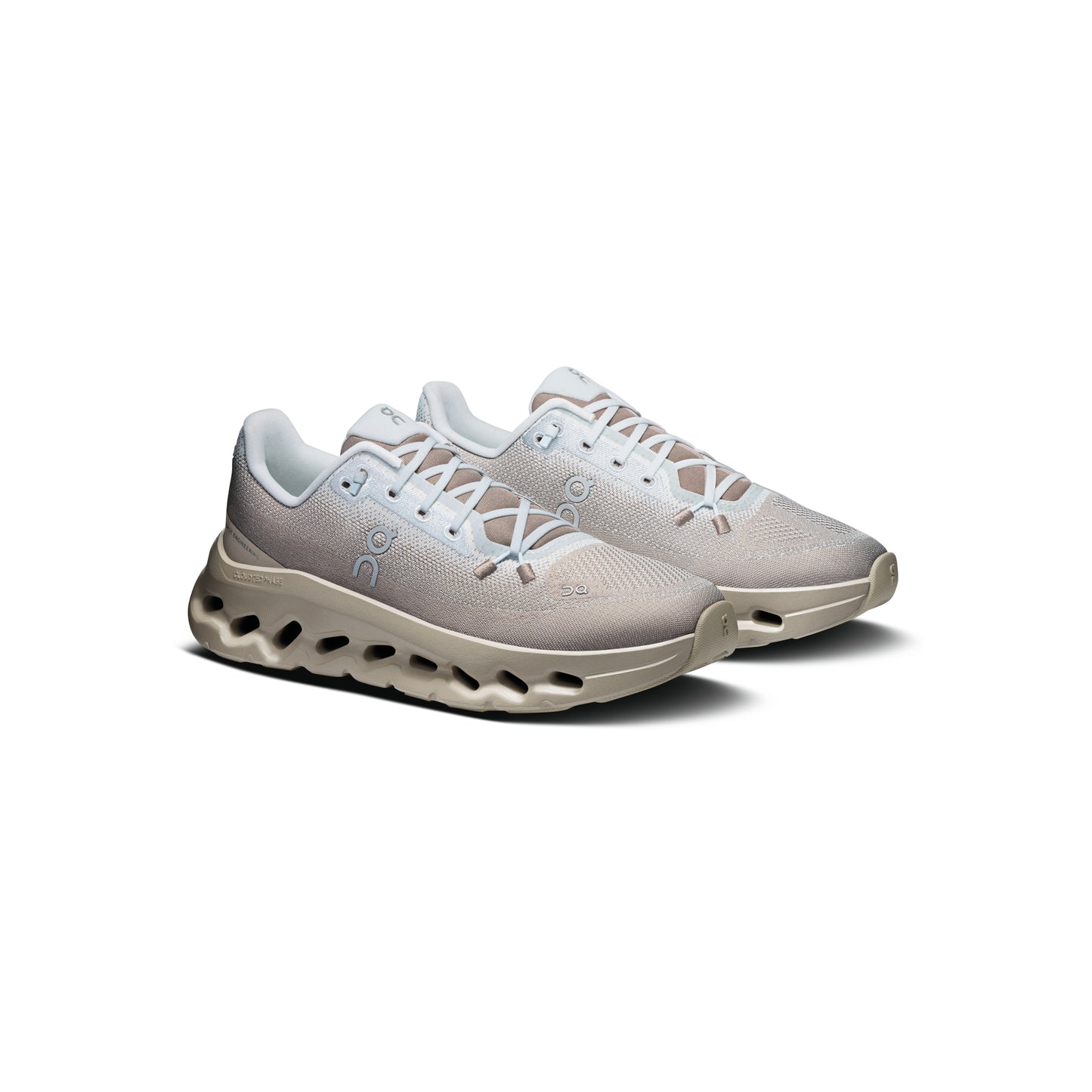 ON Cloudtilt Cinder Iceberg women's sneaker with CloudTec Phase cushioning and lightweight engineered mesh upper