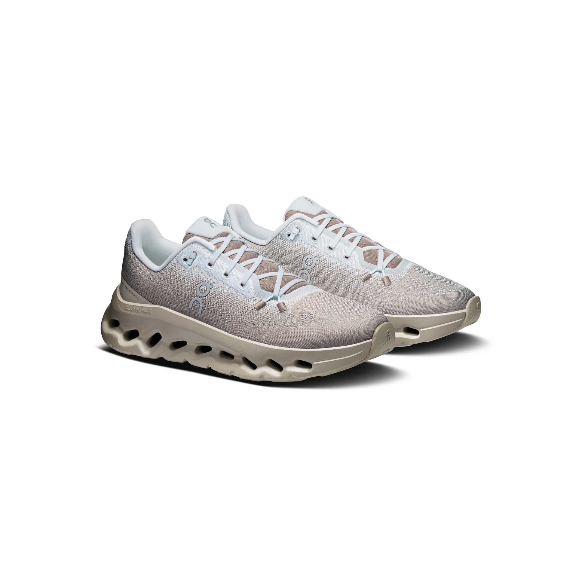 ON Cloudtilt Cinder Iceberg women's sneaker with CloudTec Phase cushioning and lightweight engineered mesh upper