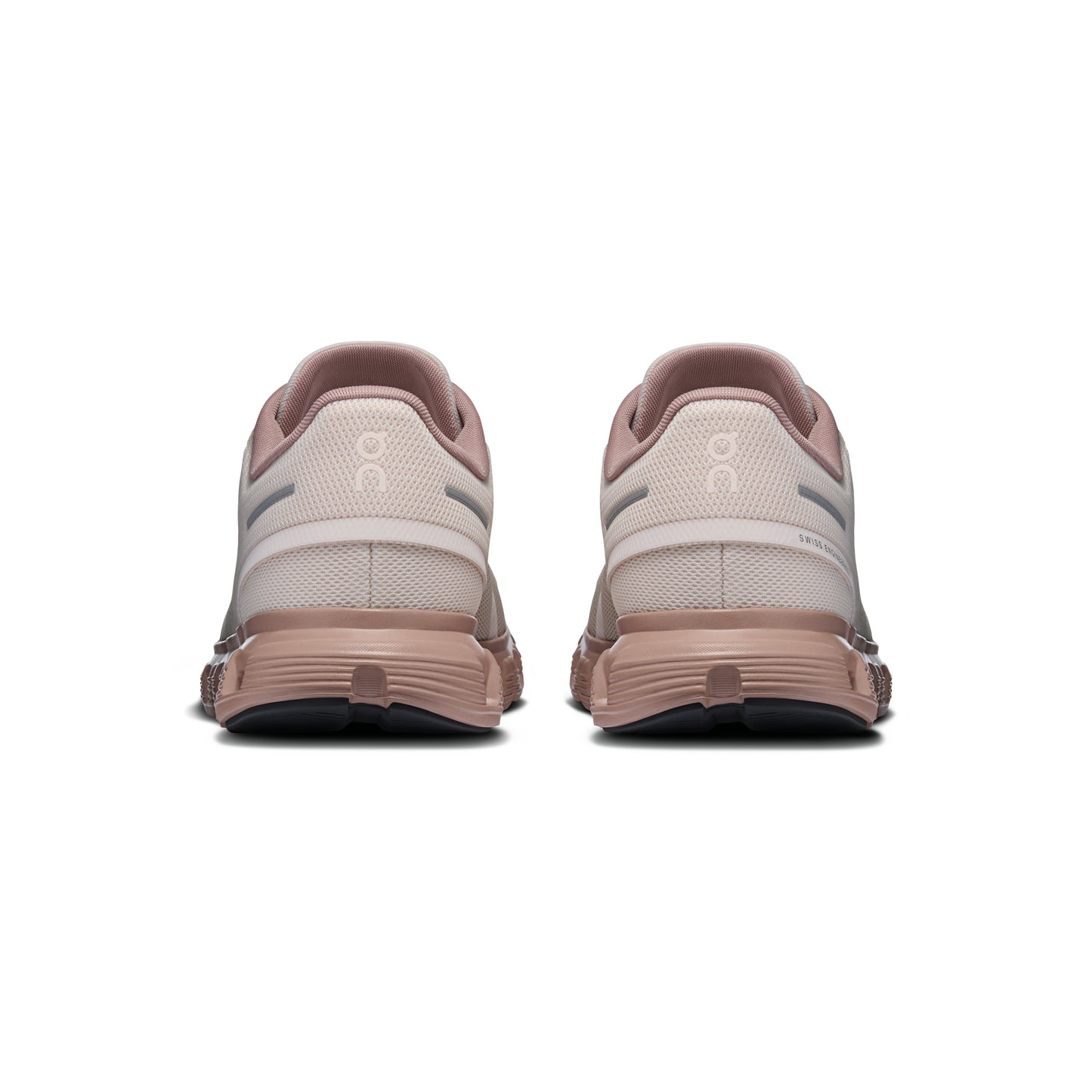 ON Cloud 6 Oyster Biscuit women's sneaker with CloudTec cushioning breathable mesh upper and lightweight everyday comfort