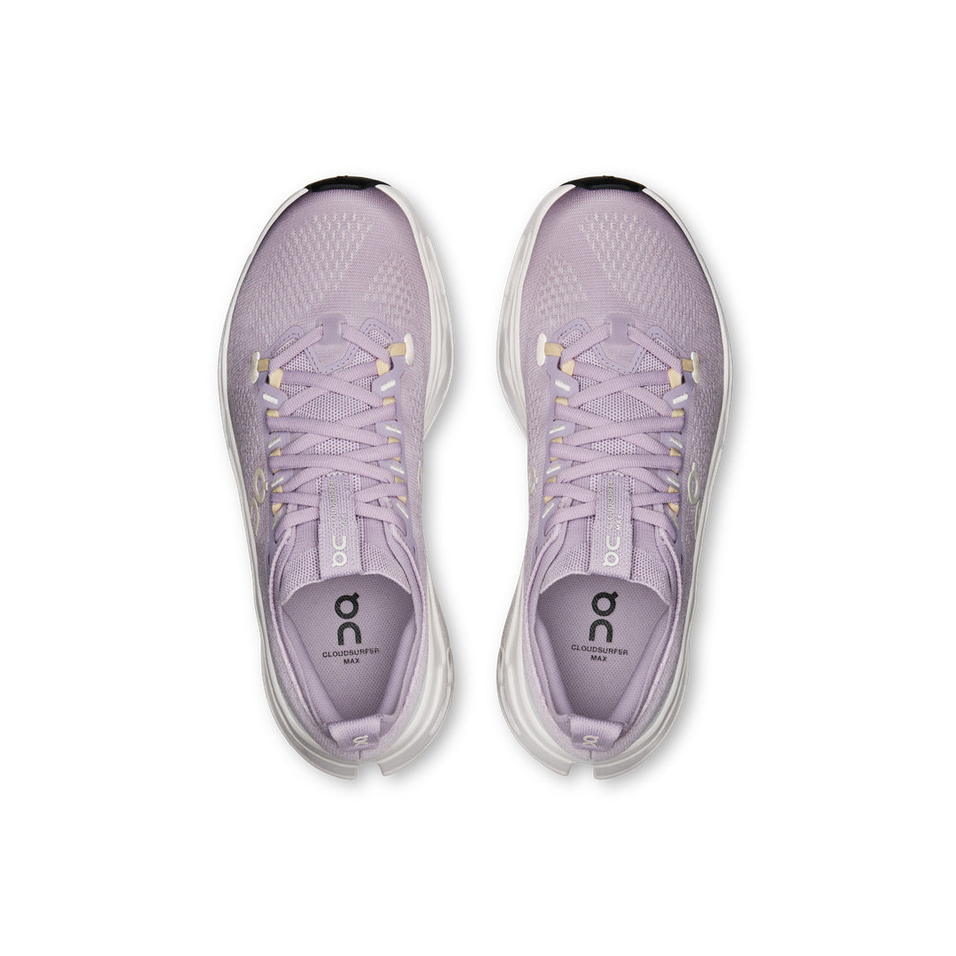 ON Cloudsurfer Max 'Foxglove Ivory' (WMNS) - top view