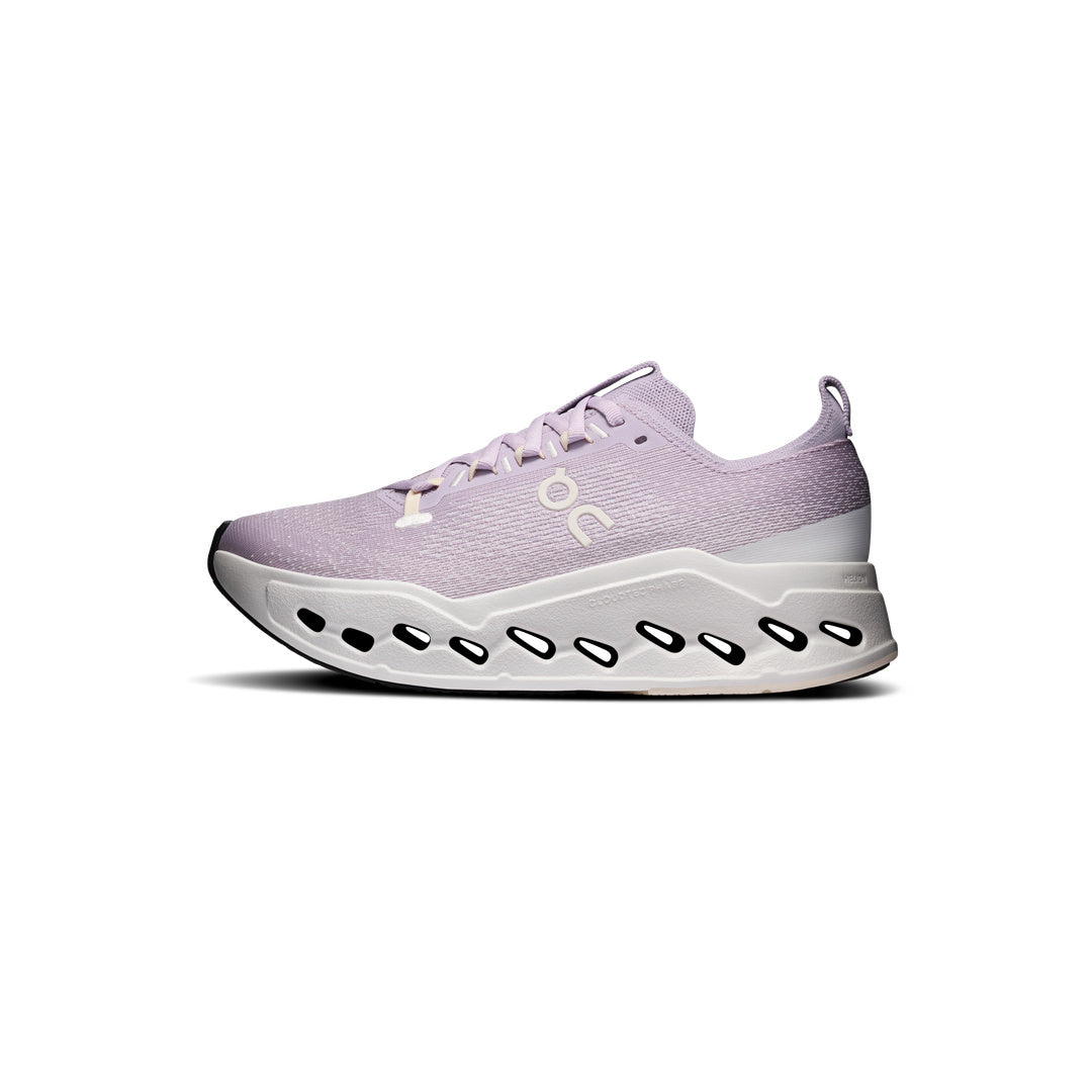 ON Cloudsurfer Max 'Foxglove Ivory' (WMNS) - additional left shoe side profile