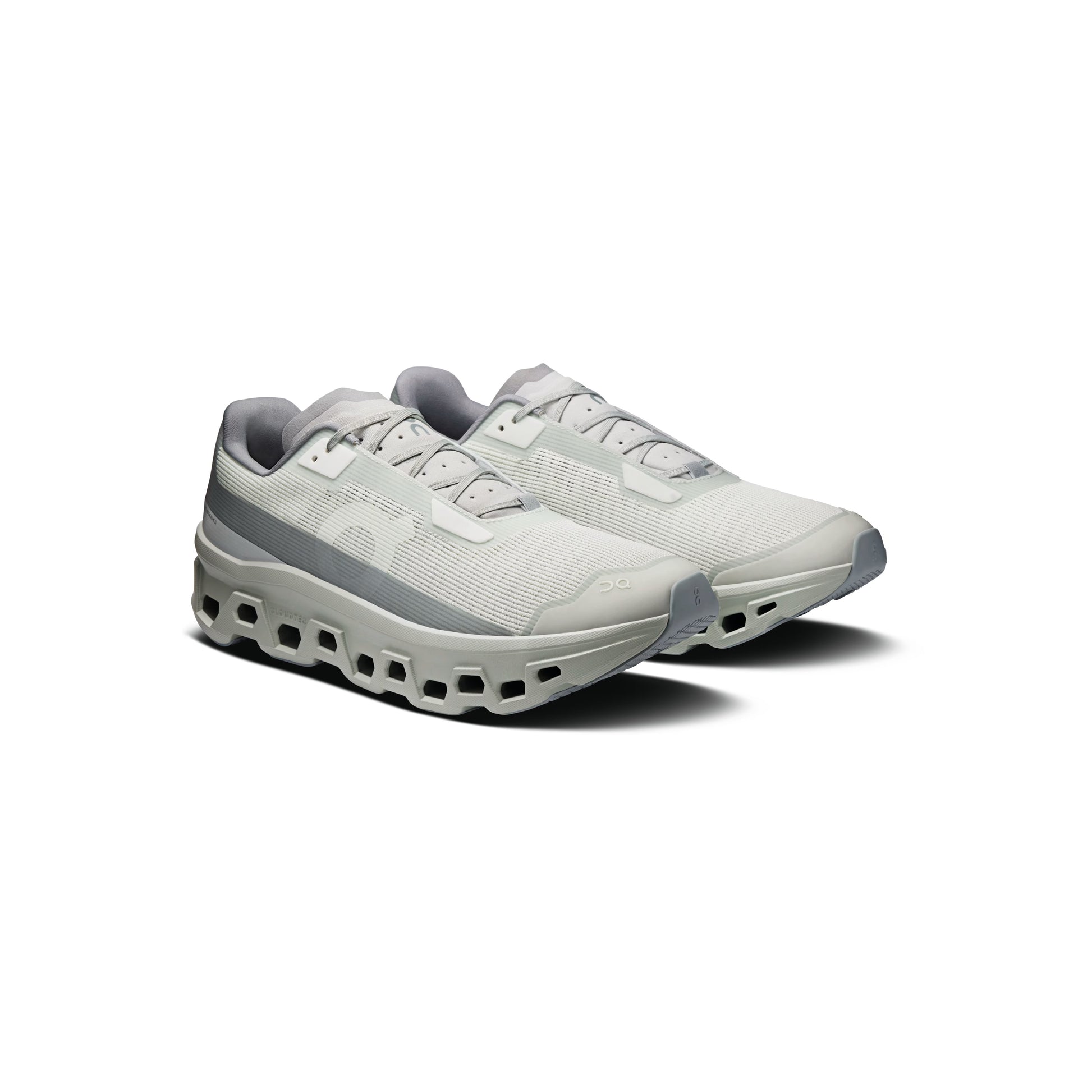 On Cloudmonster Void Iceberg Tin womens running shoes CloudTec cushioning lightweight performance sneaker