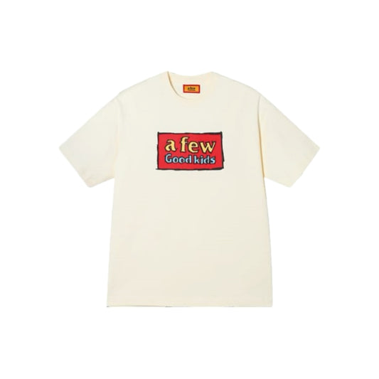 A Few Good Kids Graffiti Print SS T-Shirt 'Cream'