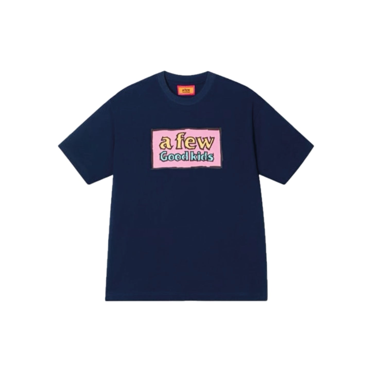 A Few Good Kids Graffiti Print SS T-Shirt 'Navy Blue'