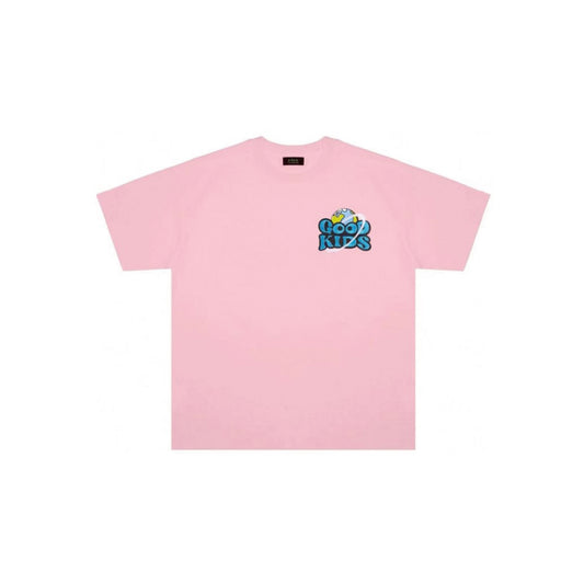 A Few Good Kids Street Letter Embroidery SS T-Shirt 'Pink'