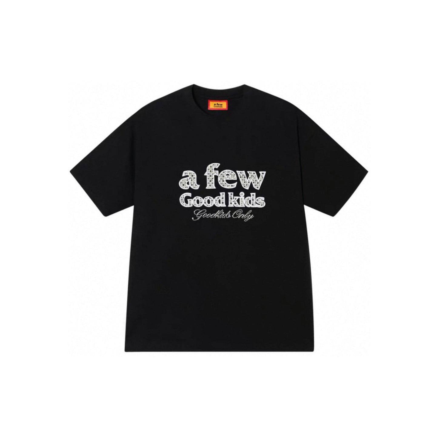 A Few Good Kids Chanel-Inspired Pearl SS T-Shirt 'Black'