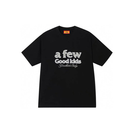 A Few Good Kids Chanel-Inspired Pearl SS T-Shirt 'Black'