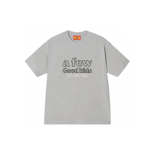 A Few Good Kids Chanel-Inspired Pearl SS T-Shirt 'Grey'